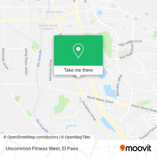 Uncommon Fitness West map