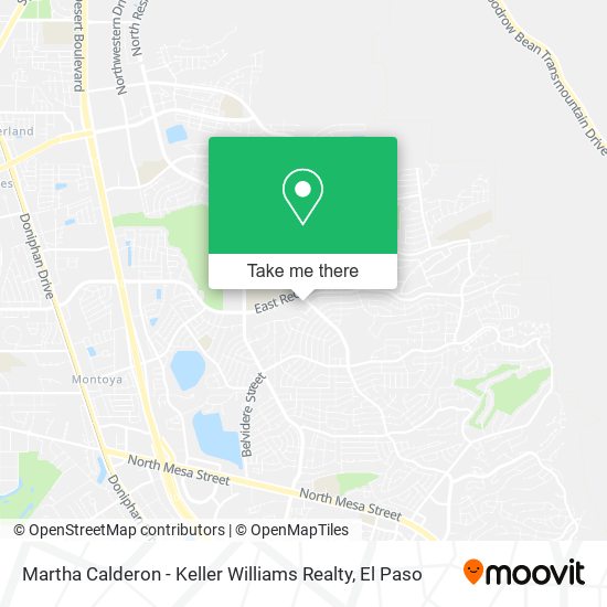 Martha Calderon - Keller Williams Realty map