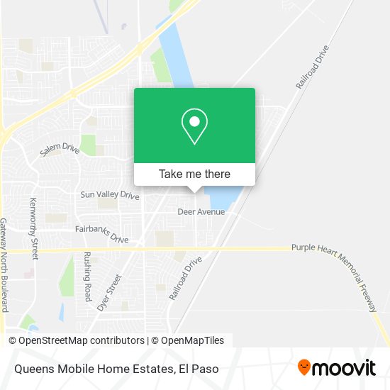 Queens Mobile Home Estates map