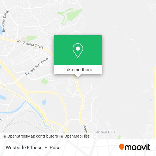 Westside Fitness map