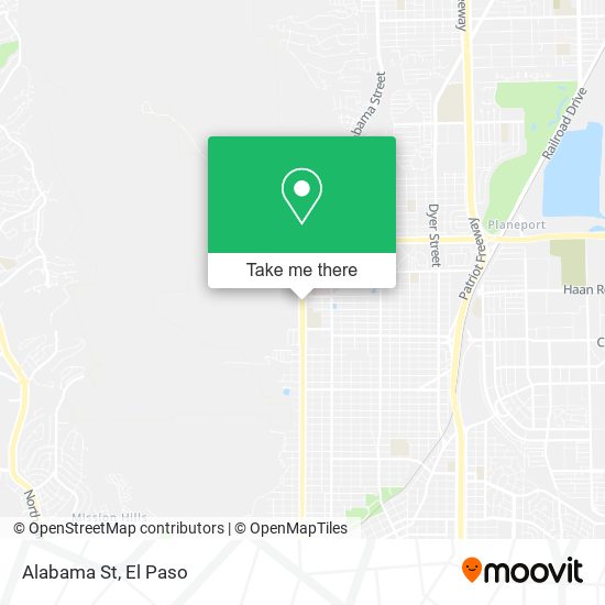 Alabama St map