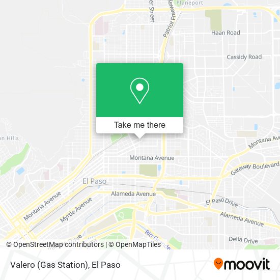 Valero (Gas Station) map