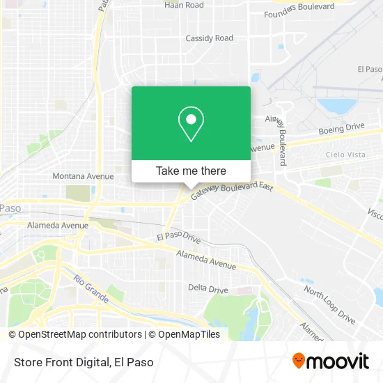 Mapa de Store Front Digital