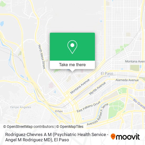 Rodriguez-Chevres A M (Psychiatric Health Service - Angel M Rodriguez MD) map