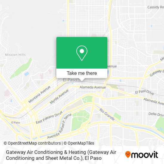 Gateway Air Conditioning & Heating (Gateway Air Conditioning and Sheet Metal Co.) map