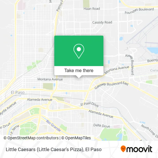 Mapa de Little Caesars (Little Caesar's Pizza)