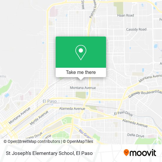 St Joseph's Elementary School map