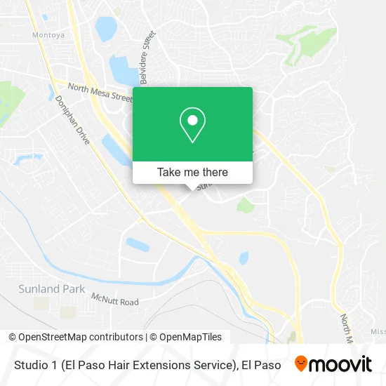 Studio 1 (El Paso Hair Extensions Service) map