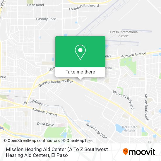 Mission Hearing Aid Center (A To Z Southwest Hearing Aid Center) map