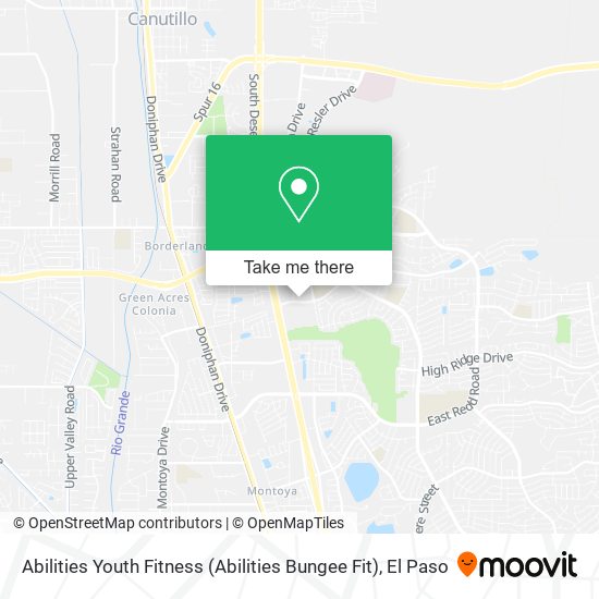 Mapa de Abilities Youth Fitness (Abilities Bungee Fit)