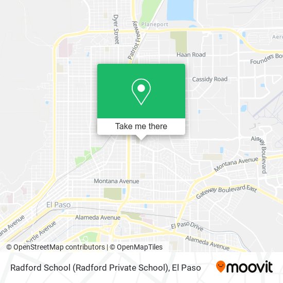 Radford School (Radford Private School) map