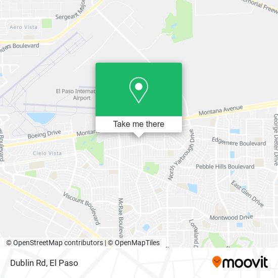 Dublin Rd map