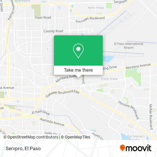 Servpro map