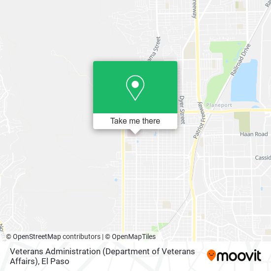 Veterans Administration (Department of Veterans Affairs) map