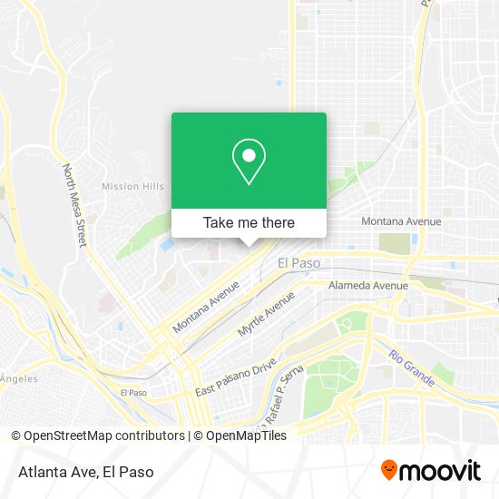 Atlanta Ave map