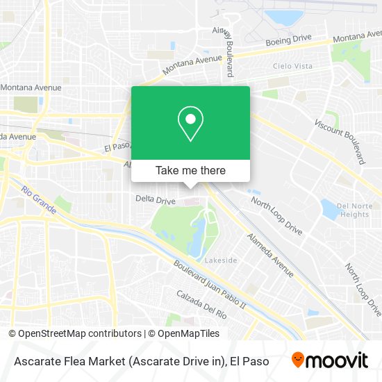 Mapa de Ascarate Flea Market (Ascarate Drive in)