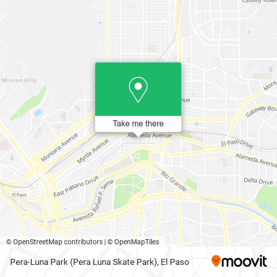 Pera-Luna Park map