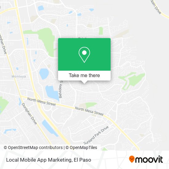 Mapa de Local Mobile App Marketing