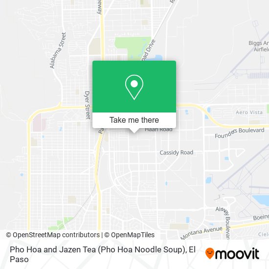 Pho Hoa and Jazen Tea (Pho Hoa Noodle Soup) map