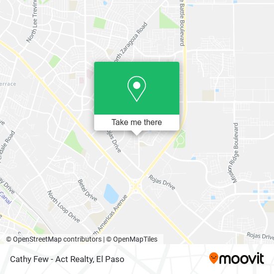 Cathy Few - Act Realty map