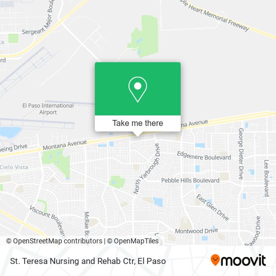 St. Teresa Nursing and Rehab Ctr map