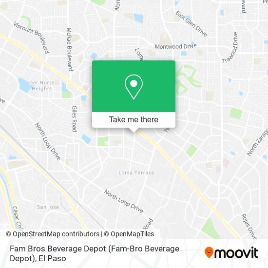 Mapa de Fam Bros Beverage Depot