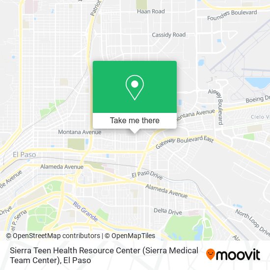 Sierra Teen Health Resource Center (Sierra Medical Team Center) map