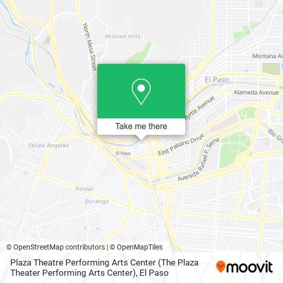 Mapa de Plaza Theatre Performing Arts Center (The Plaza Theater Performing Arts Center)