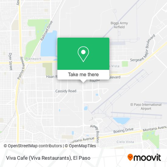 Mapa de Viva Cafe (Viva Restaurants)