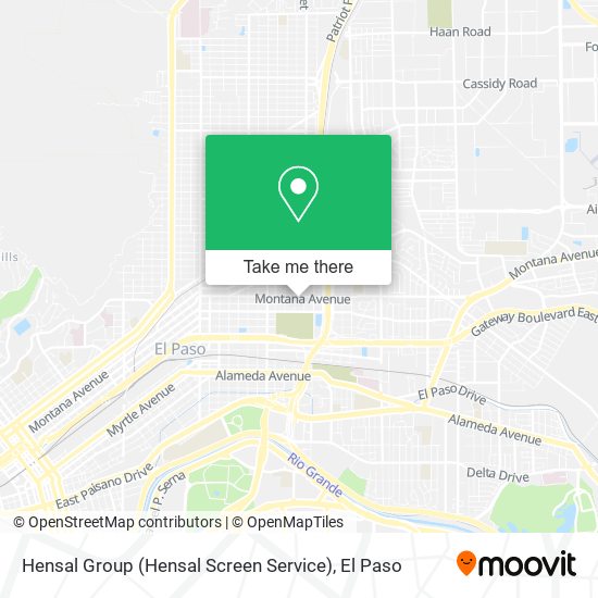 Hensal Group (Hensal Screen Service) map