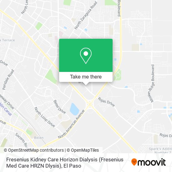 Fresenius Kidney Care Horizon Dialysis (Fresenius Med Care HRZN Dlysis) map