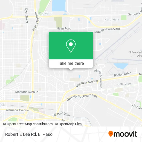 Mapa de Robert E Lee Rd