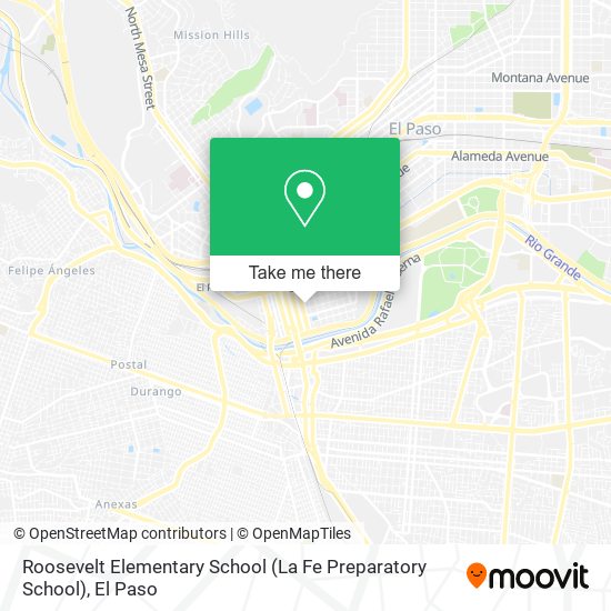 Roosevelt Elementary School (La Fe Preparatory School) map