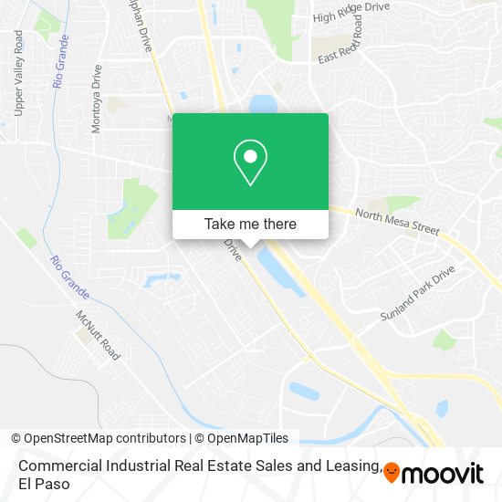 Commercial Industrial Real Estate Sales and Leasing map