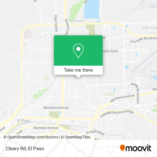 Mapa de Cleary Rd
