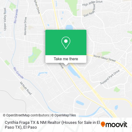 Cynthia Fraga TX & NM Realtor (Houses for Sale in El Paso TX) map