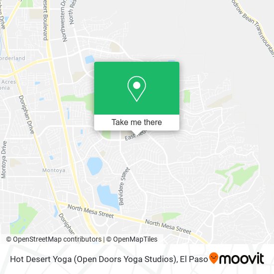 Hot Desert Yoga (Open Doors Yoga Studios) map