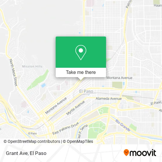 Mapa de Grant Ave
