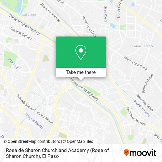 Mapa de Rosa de Sharon Church and Academy (Rose of Sharon Church)