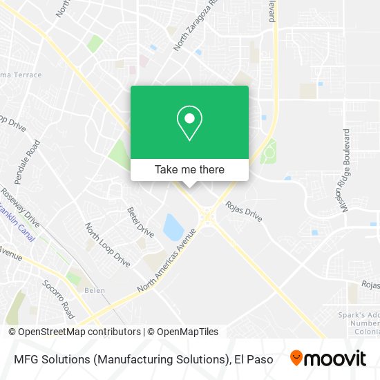 MFG Solutions (Manufacturing Solutions) map