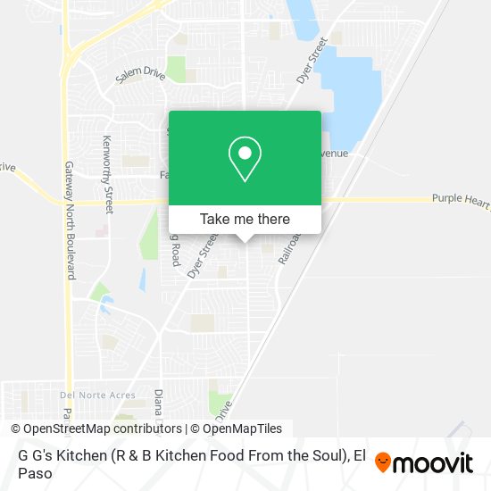 G G's Kitchen (R & B Kitchen Food From the Soul) map