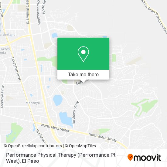 Performance Physical Therapy (Performance Pt - West) map