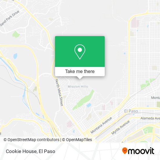 Cookie House map