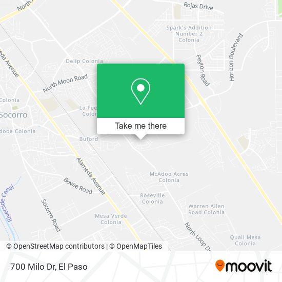 Mapa de 700 Milo Dr