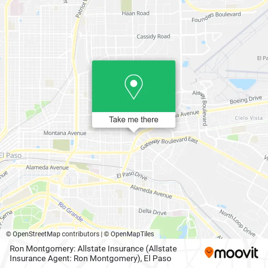 Mapa de Ron Montgomery: Allstate Insurance
