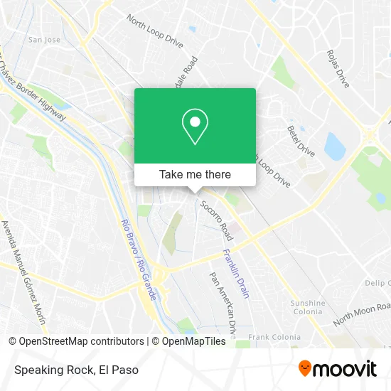 Speaking Rock map