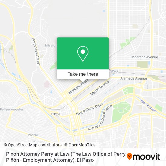 Pinon Attorney Perry at Law (The Law Office of Perry Piñón - Employment Attorney) map