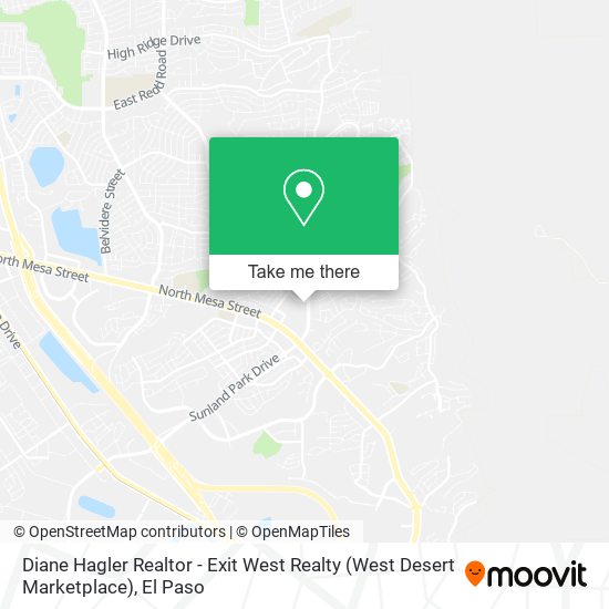 Mapa de Diane Hagler Realtor - Exit West Realty (West Desert Marketplace)