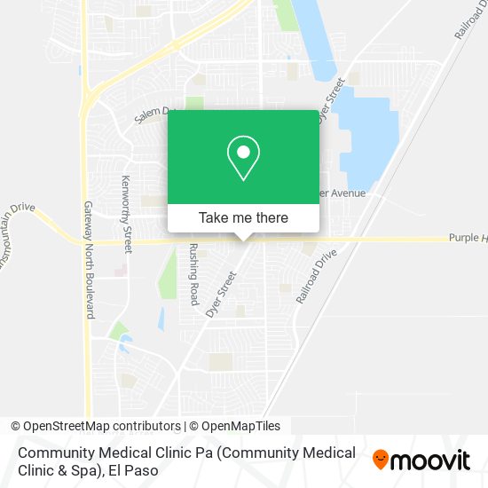 Community Medical Clinic Pa map