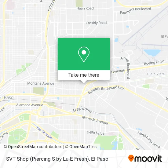 Mapa de SVT Shop (Piercing S by Lu-E Fresh)